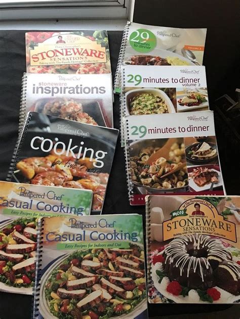 Pampered Chef Cookbook Collection Lot Of 50 Pampered Chef Chef