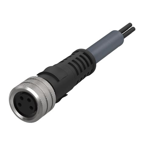Circular Connector M8 4 Pin With Coupling Ring Elobau