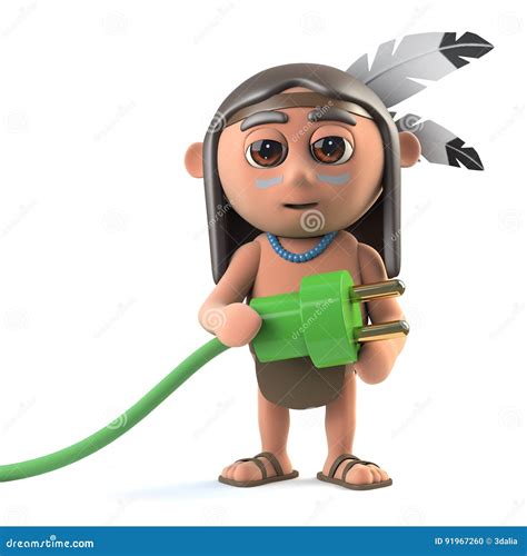 cartoon native american indian character illustration clipart 126256710