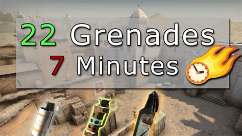 22 Dust Ii Grenades In 7 Minutes Csgo Tips And Tricks Youtube