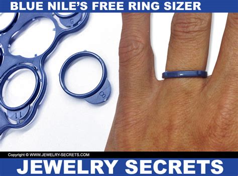Blue Niles Free Ring Sizer Jewelry Secrets