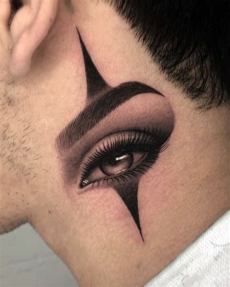 Amazing Chicano Eye Neck Tattoo By David Torres Tattsbyt Tumblr Pics