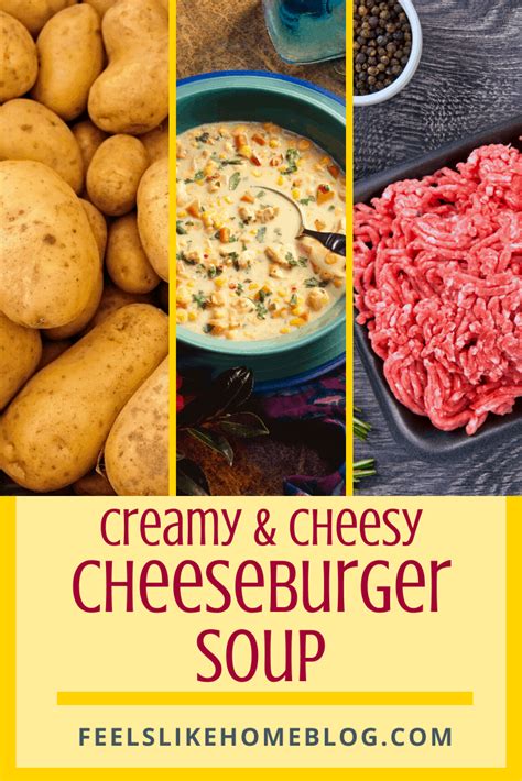 We'll definitely be trying this soon!!! How to make the best cheeseburger soup recipe - This ...