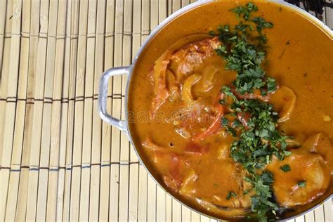 Brazilian Seafood Stew Moqueca Background Stock Photo Image Of