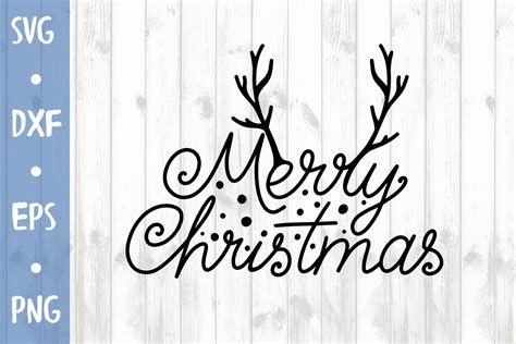Merry Christmas Svg Cut File By Milkimil