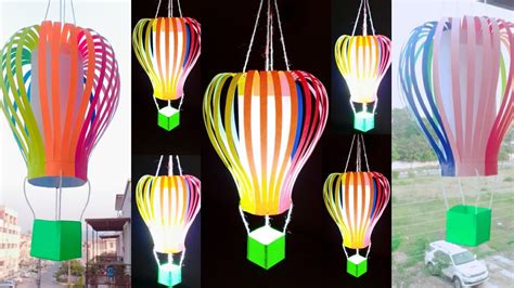 Hot Air Balloon Lamp Paper Lantern Decoration Idea Diwali Lantern