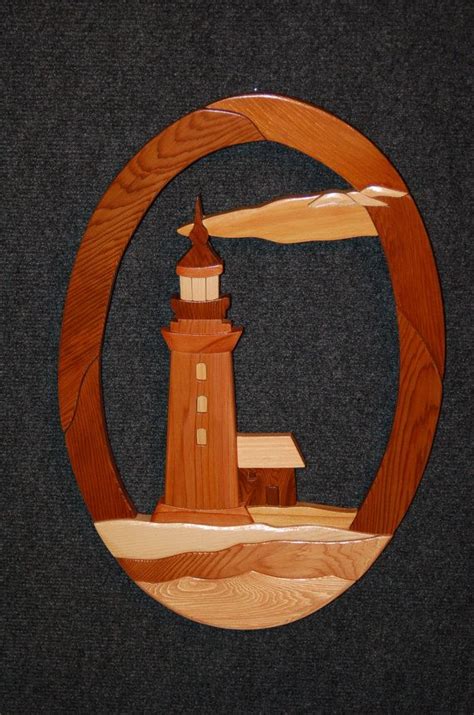 Oval Lighthouse Art Carving By Gielishwoodsculpture On Etsy 12500