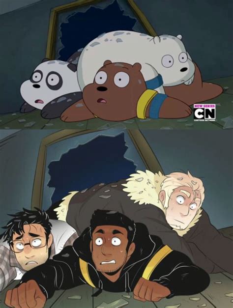 Anime Vs Cartoon We Bare Bears Human Cartoon Characters As Humans