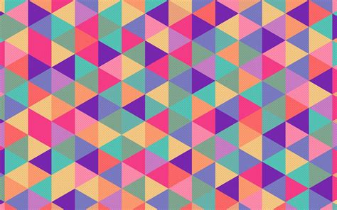 Triangle Colorful Pattern Wallpapers Wallpaper Cave