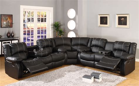 Sectionals Sectional Sofas And Couches Leather Reclining Sectional