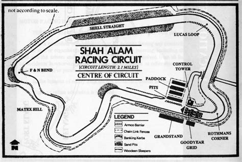 Shah alam isn't known as the city of roundabouts for nothing. Shah Alam Track info
