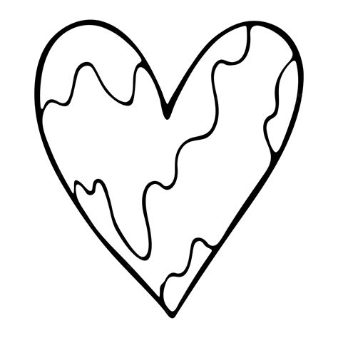 Premium Vector Simple Hand Drawn Heart Illustration Cute Valentines