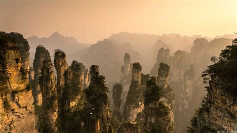 La Forêt Minérale De Zhangjiajie En Chine Du Sud Lunivers De La Géologie