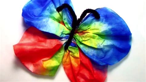 How To Make A Coffee Filter Butterfly Youtube