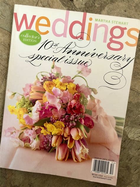 Martha Stewart Weddings Book Wedding Ephemera Floral Etsy