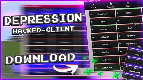Minecraft 18 Depression Hacked Client On Skywars Download Youtube