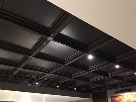 Classic Coffers Suspended Wood Ceiling Historic Timber