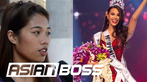 filipinos on a mixed race filipina winning miss universe asian boss youtube