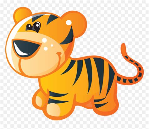 Baby Tigers Bengal Tiger Cuteness Clip Art Cartoon Baby Tiger Hd Png
