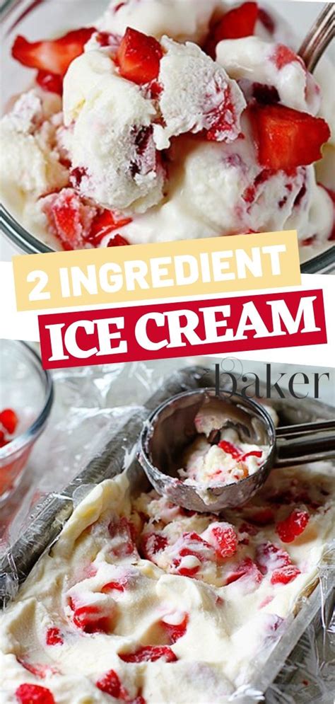 The whipped cream filling doesn't require any cooking—no custard here—while some slices of banana and toasted almond add texture and flavor. two ingredient ice cream | Dessert recipes easy, Recipes ...