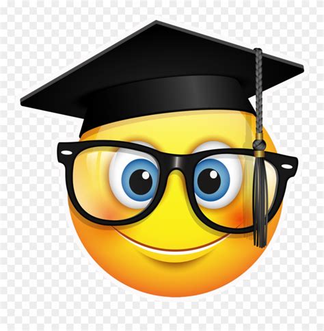 Emoji Graduation Png Academic Emoji Clipart Large Size Png Image