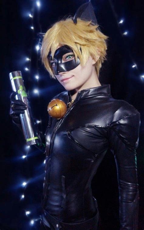 Miraculous Lady Bug Chat Noir Adrien Cosplay Chat Noir Cosplay