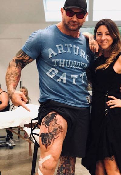 Dave Bautista Tattoo Dave Bautista Height Age Net Worth Facts Spouse