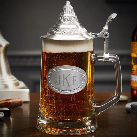 Classic Monogram Traditional German Beer Stein