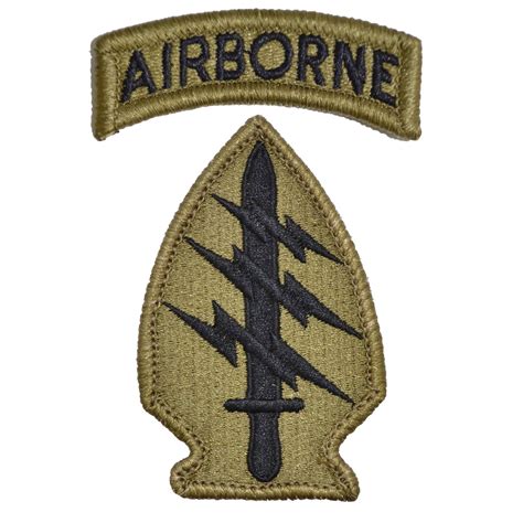 Special Forces Patch With Airborne Tab Ocpscorpion