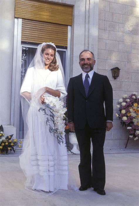 Queen Noor Of Jordan This Is What Real Life Princesses Wear For Their Weddings Livingly