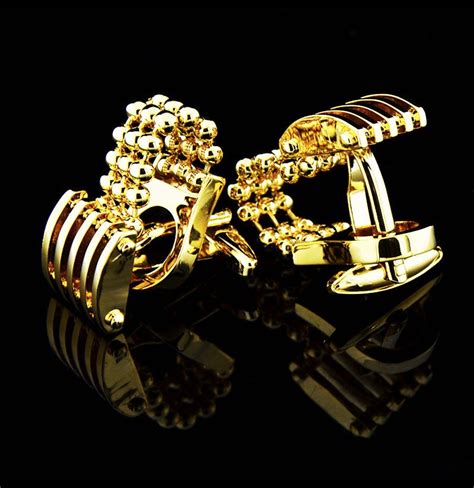 Gold Chain Cufflinks Gentlemans Guru