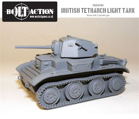 New Release Bolt Action Tetrarch Light Tank Warlord Games