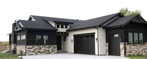 Explore our smooth and vented profiles. Mixed siding materials featuring AquaFir™ black wood and ...