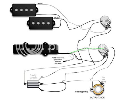 Pj Bass Guitar With 3 Way Switch Wiring Diagram