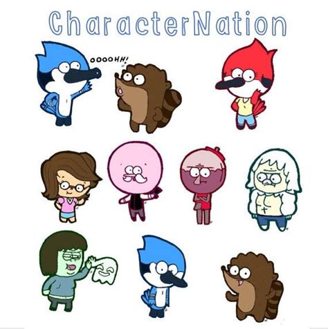 Regular Show Stickers 9 Characters Fan Art Fun Stickers Cartoon