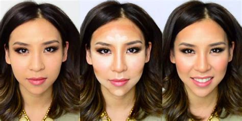 Finish by sweeping a lighter shimmer color starting from the inner corner and ending in the middle, blending with the rest. 3 Sneaky Ways to Slim Your Face With Makeup | Makeup artist tips, Pro makeup tips, Face makeup tips