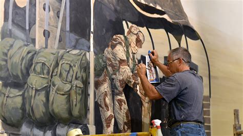 Michael Rosato New Life Like Murals Immersed In Marine Corps History