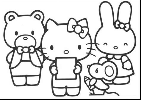 Download Hello Kitty And Friends Coloring Pages at GetColorings.com ...