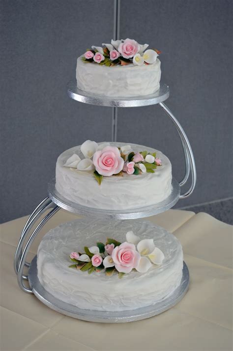 3 Tier Cascade Wedding Cake Stand Wedding Cake Decoration Tiered