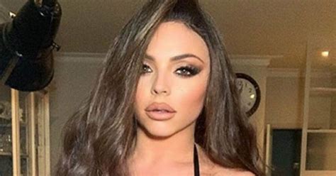 Lady In Latex Little Mix’s Jesy Nelson Strips To Teeny Bra In Risqué Display Daily Star