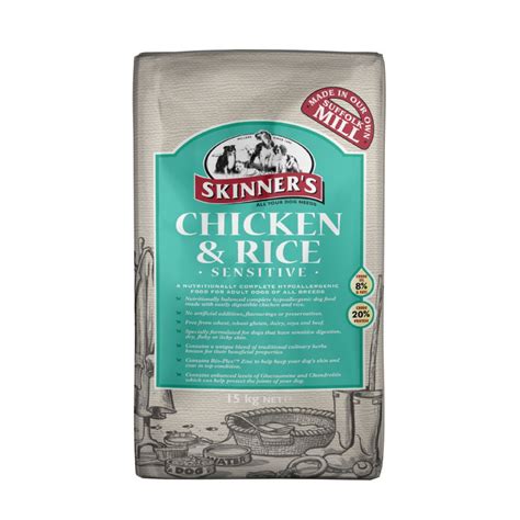 Skinners Sensitive Adult Dog Food Chicken And Rice 15kg Feedem