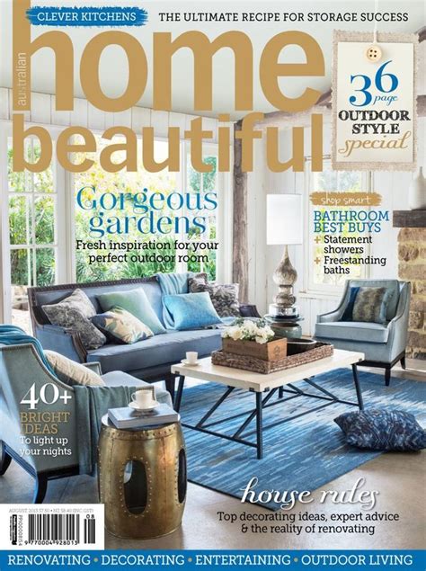 The Front Cover Of Home Beautiful Magazine