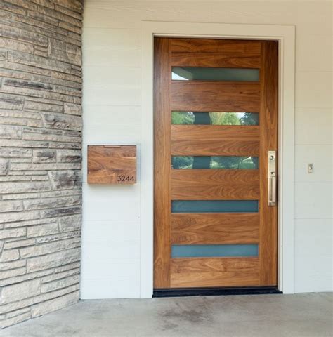 Trustile Doors American Cedar Modern Exterior Doors Modern Front