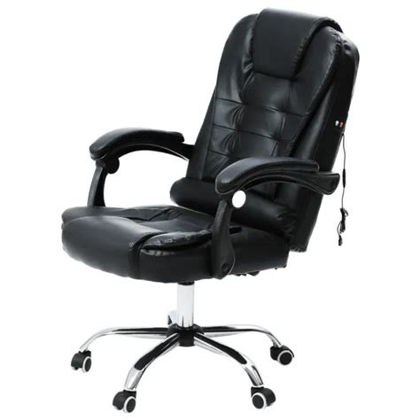 Luxury Leather Office Chair Massage Computer Gaming Swivel Recliner