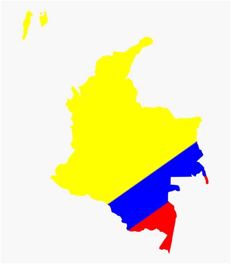 Map Of Colombia Svg Clip Arts Colombia Map Clipart Hd Png Download