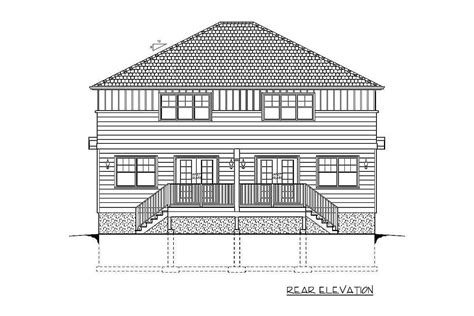 Side By Side Craftsman Duplex House Plan 67717mg Architectural