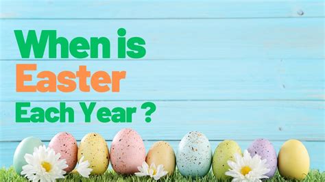 How Easter Is Determined Each Year Easter Yearly Dates Why The