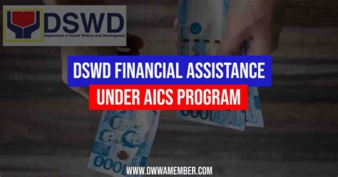 DSWD AICS Cash Assistance Programs | OWWA Member