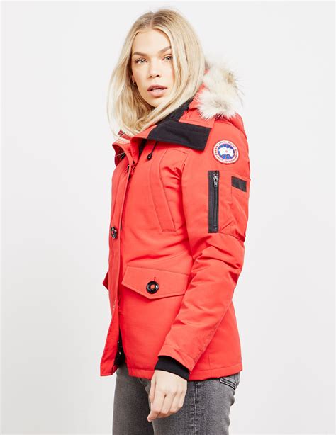 Canada Goose Goose Montebello Parka In Red Save 18 Lyst