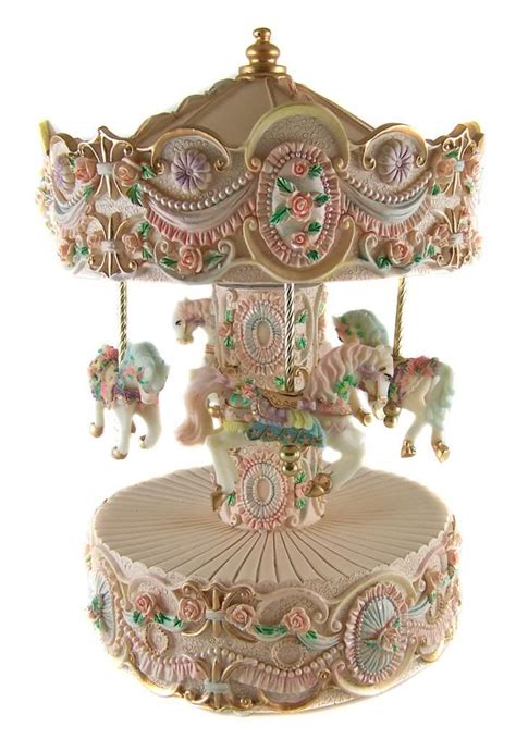 Wurlitzer Carousel Horse Music Box Traditional Windup Horse Musical